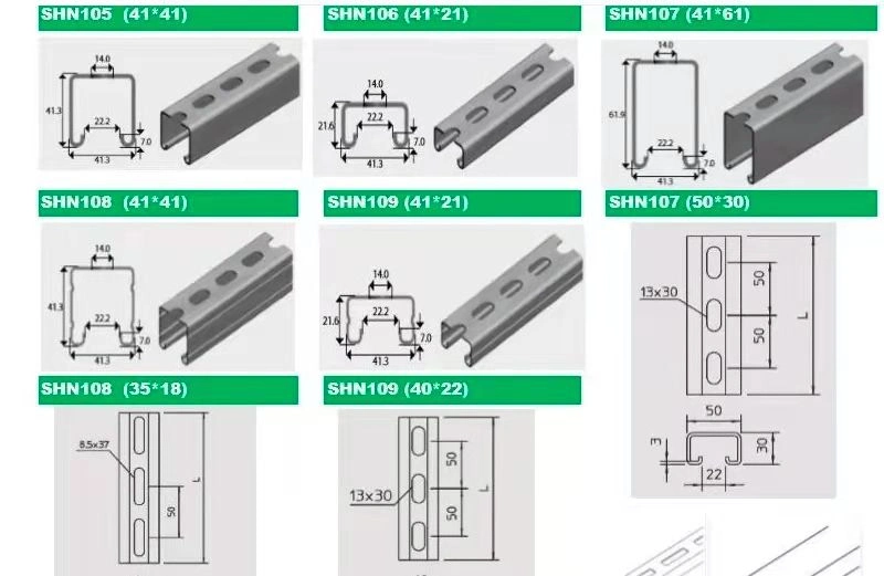 Photovoltaic Engineering Panel Mounting Bracket System Zinc Aluminum Magnesium U-Shaped Solar Photovoltaic Bracket Solar Panel Support Grt Manufacturing