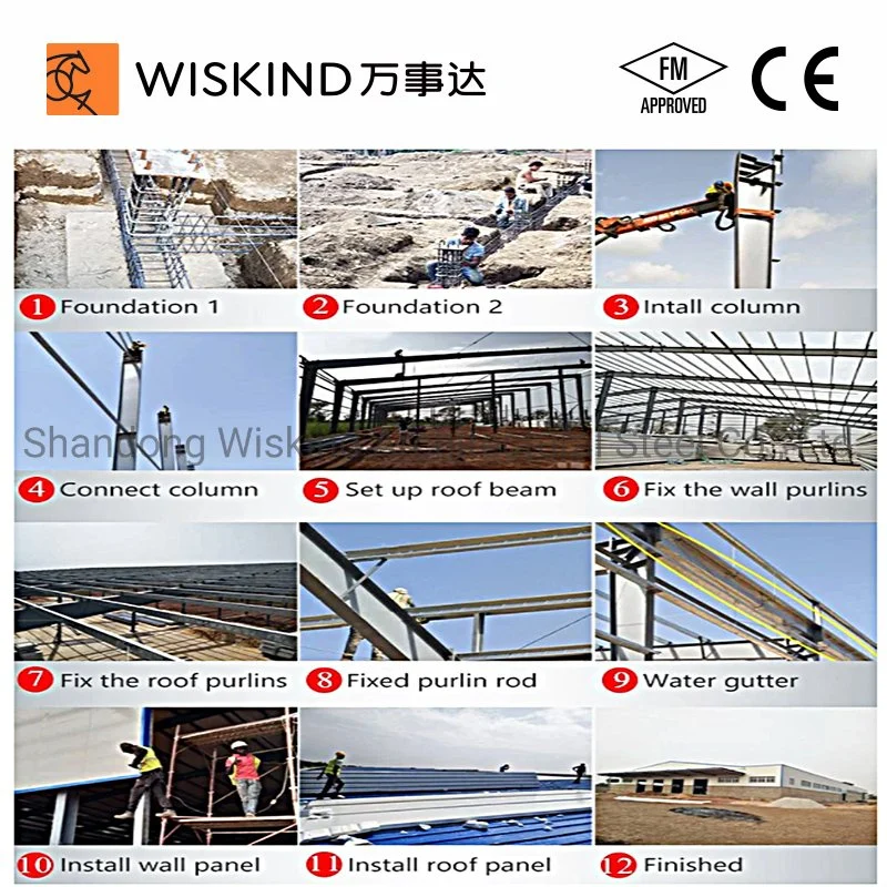 Best Seismic Performance Galvanized Steel Structure Workshop