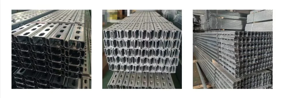 Adjustable Front and Rear Legs Special for Large Photovoltaic Projects U-Shaped Steel for Solar Panel Support Corrosion Resistance